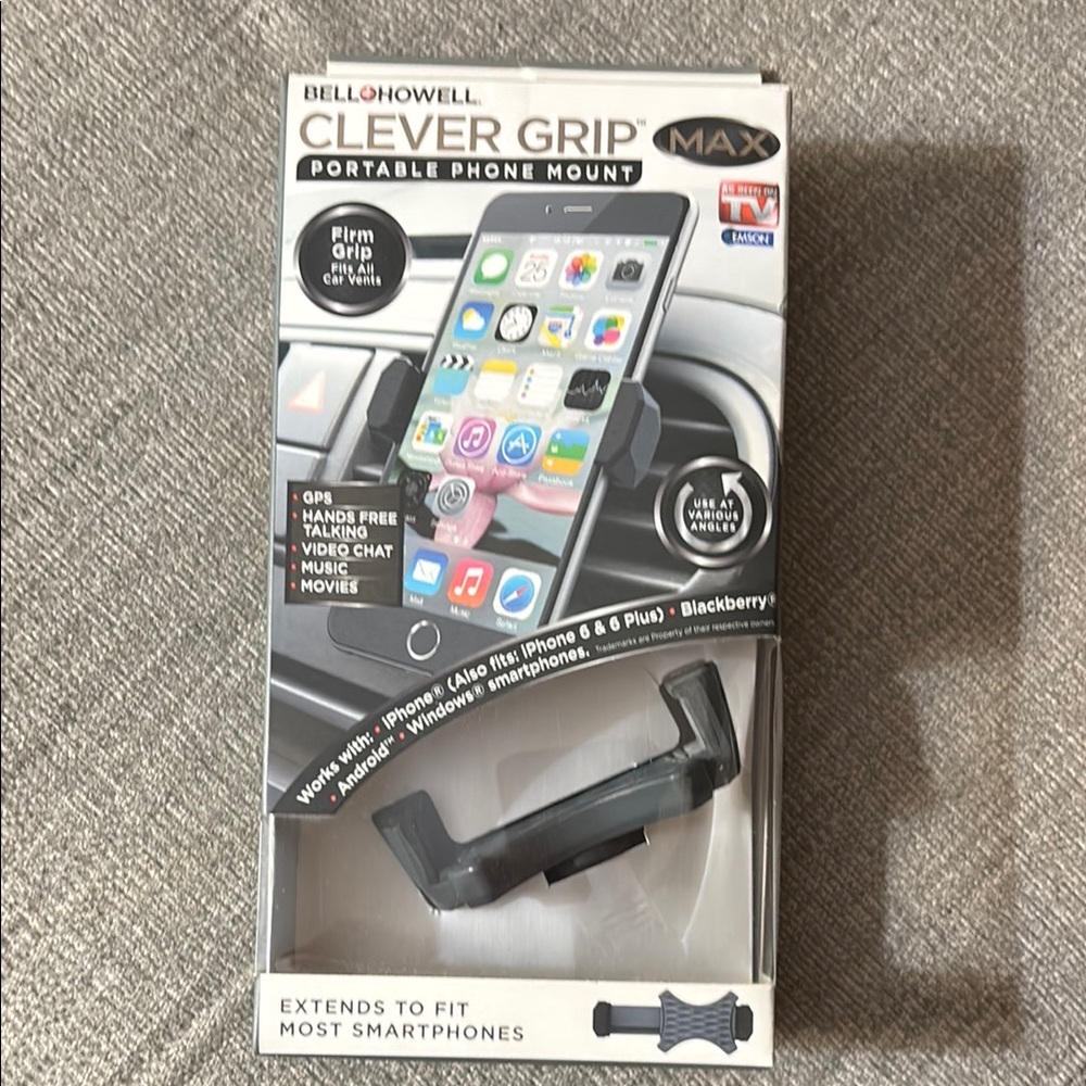 Bell+Howell Clever Grip Max Portable Phone Mount